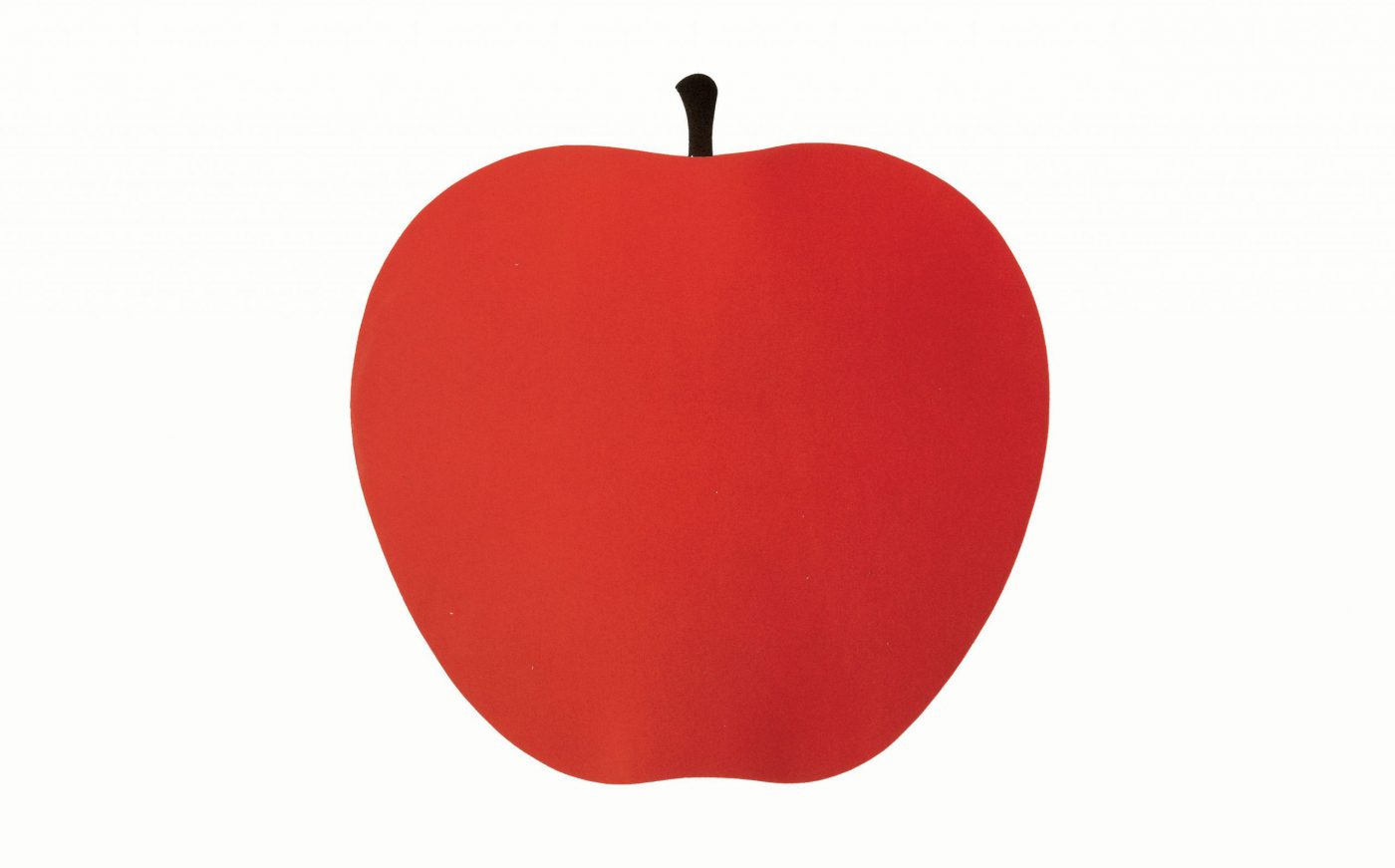 Red apple image with white background by Enzo and Lea