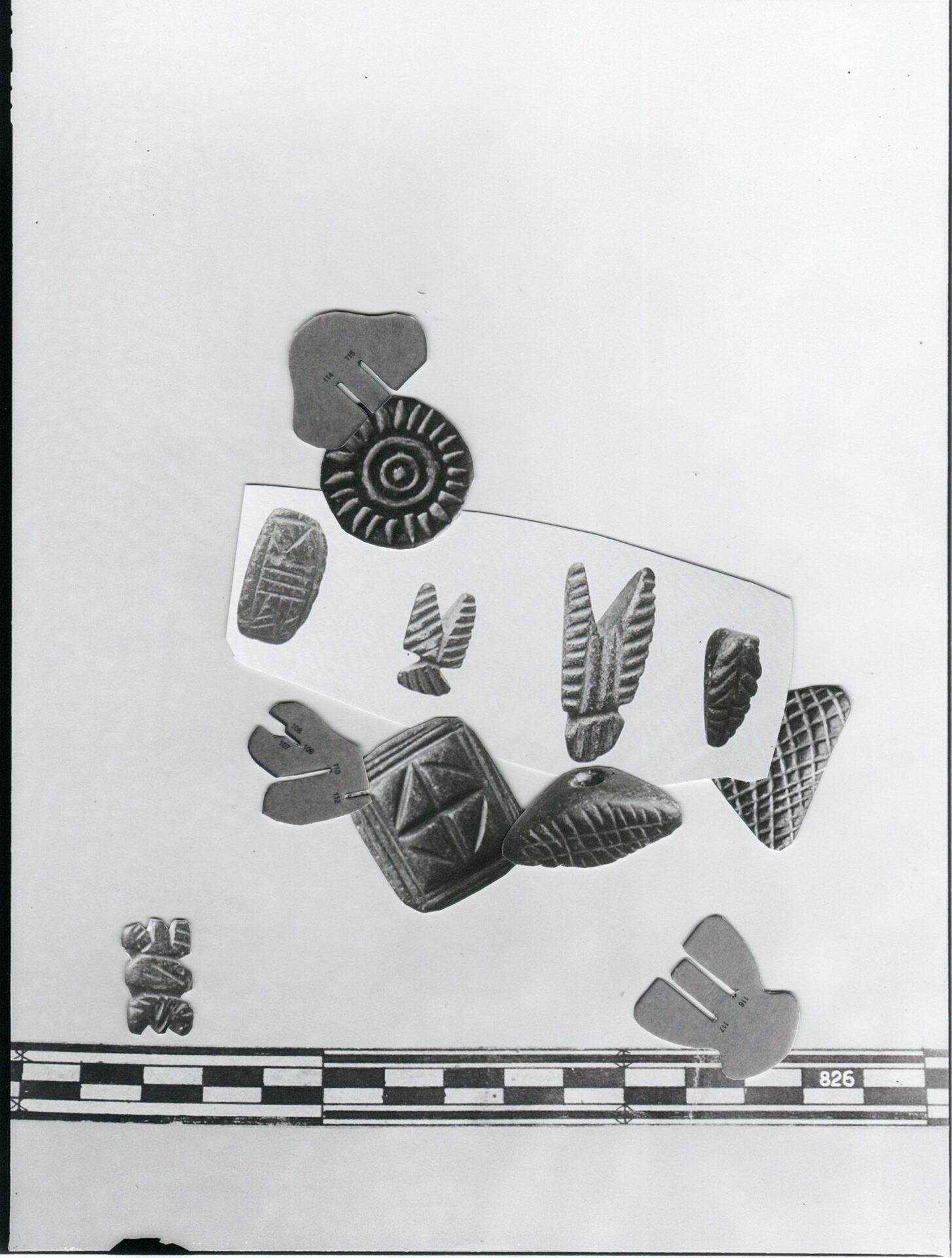 Roman Photographer Giovanna Petrocchi Floating Amulets, from Modular Artefacts, Mammoth Remains, 2019.