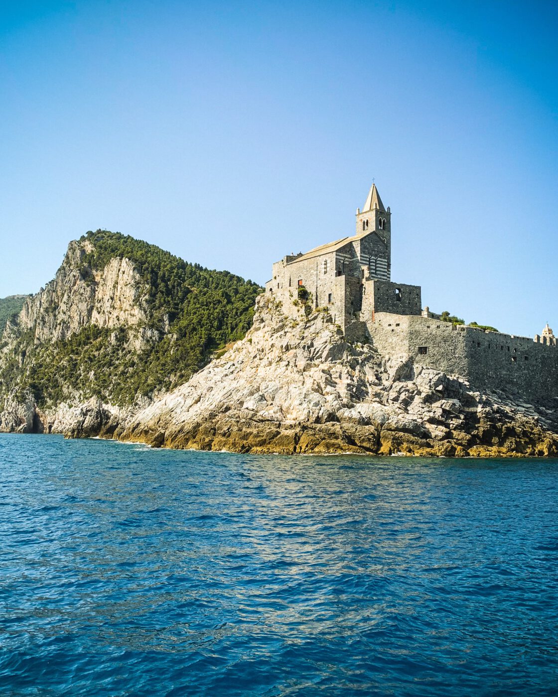 Chiesa San Pietro Portovenere, Liguria from the sea