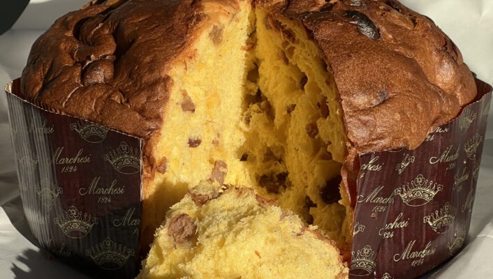 Italian Christmas panettone