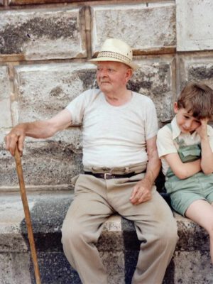 Nonno Photography by Charles H. Traub Sunday With My Grandfather italian grandfathers nonno nonna nonni italia family relationship portrait photography tailleur blu aesthetics old nephews nipoti old and young