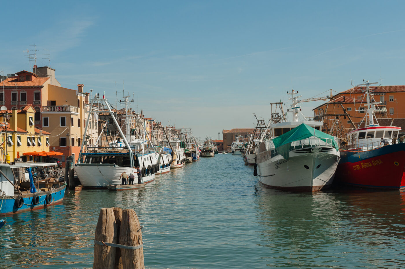 a marina in chioggia