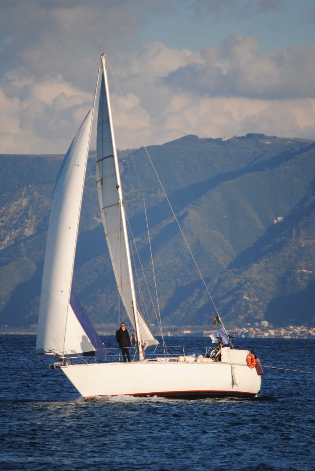 Sailing Sicily Off Season Pt.3 sicilia Italia island boat trip Etna via Isola Bella to Capo Milazzo sea sailing boat calm waves italian sea aesthetics