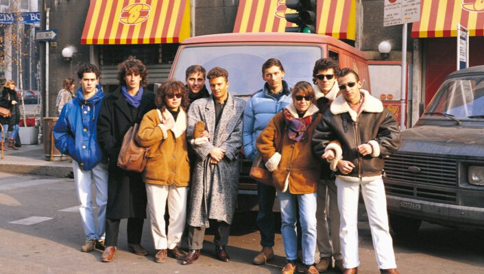 Vintage Photo_Milan's Paninari_Fashion Trend 80's
