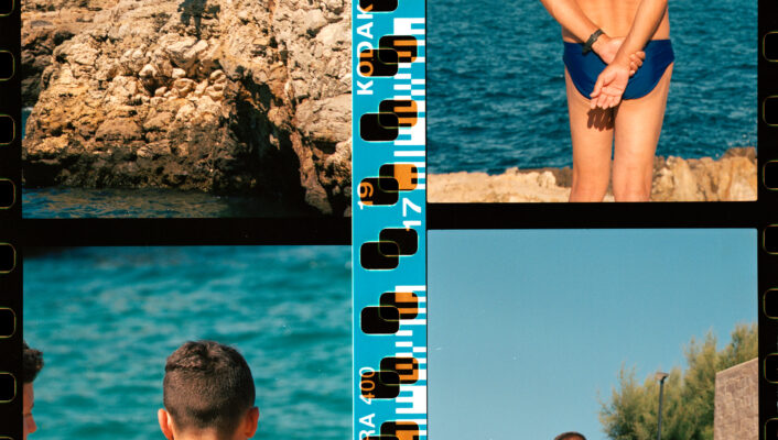 Uncovering an Italian Heritage, One Photograph at a Time Luca Vincenzo Italian photography puglia summer estate italiana beach seaside puglian people traditions analogic italian sea holiday rock swimming sunbathing kids
