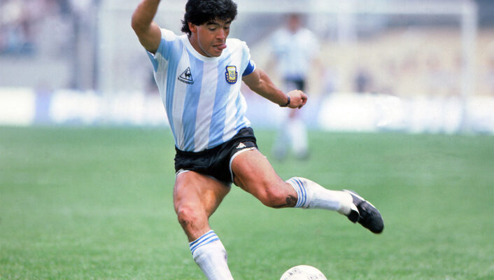 Diego Maradona: Naples’s Patron Saint football coppa calciatore italian brasil partita playing football diego armando maradona portrait vintage photography naples myth street aesthetics calcio