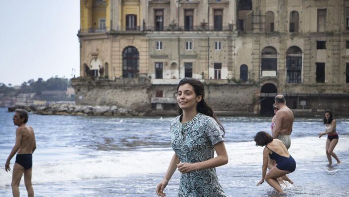 Elena Ferrante's Naples: Friendship, Feminism and the Feeling of Home l'amica geniale my brilliant friend Campania Napoli Italian square cinema serie tv piazza Italian photography Italian architecture Italy fashion amica geniale serie tv sea scene