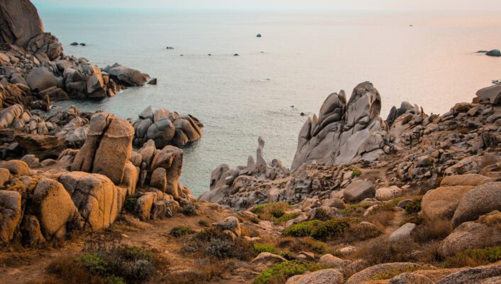 Italian sea, seaside, Italian beach, Italian island, Caprera, wild island, Sardegna, Sardinia, Mediterranean, rocky cliffs