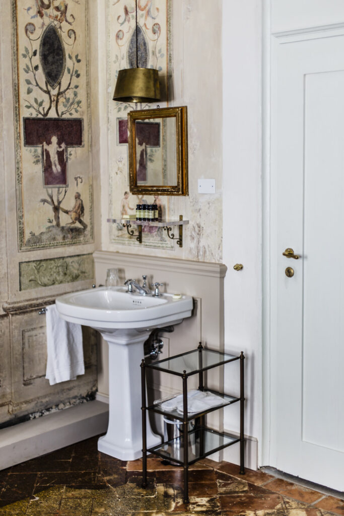 Boutique hotel's bathroom in Florence