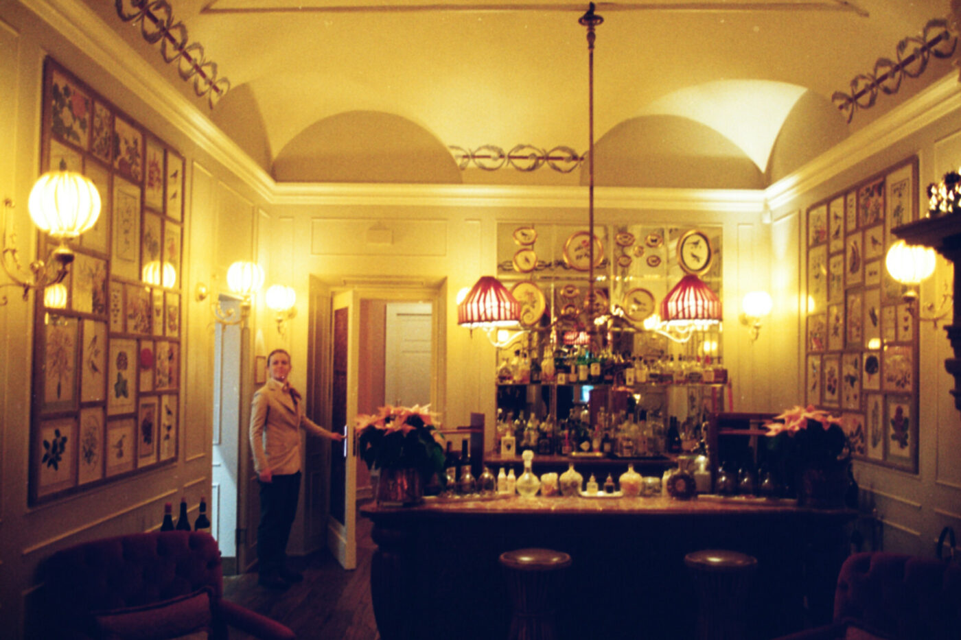 Victorian style hotel bar