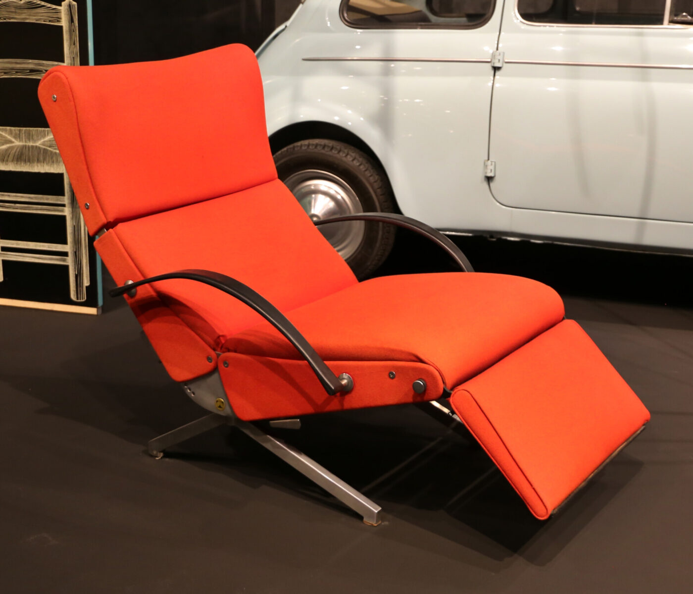Osvaldo Borsani for Tecno lounge chair at Triennale