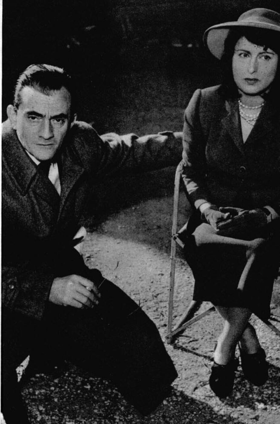 Luchino Visconti and Anna Magnani, 1952
