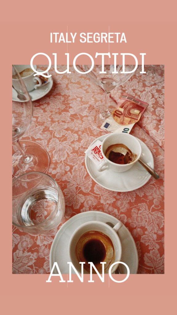 Italy Segreta Quotidianno Magazine 2023-2024 coffee table pink cover