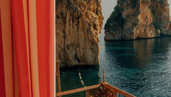 a photo off the coast of Scopello by Stephanie & Eduardo Cerruti