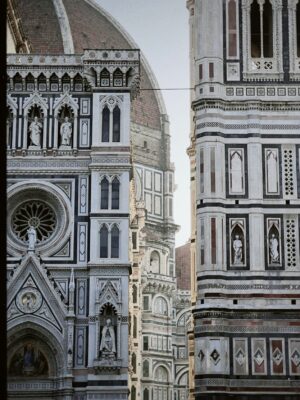 a photo of the duomo and bell tower in Florence