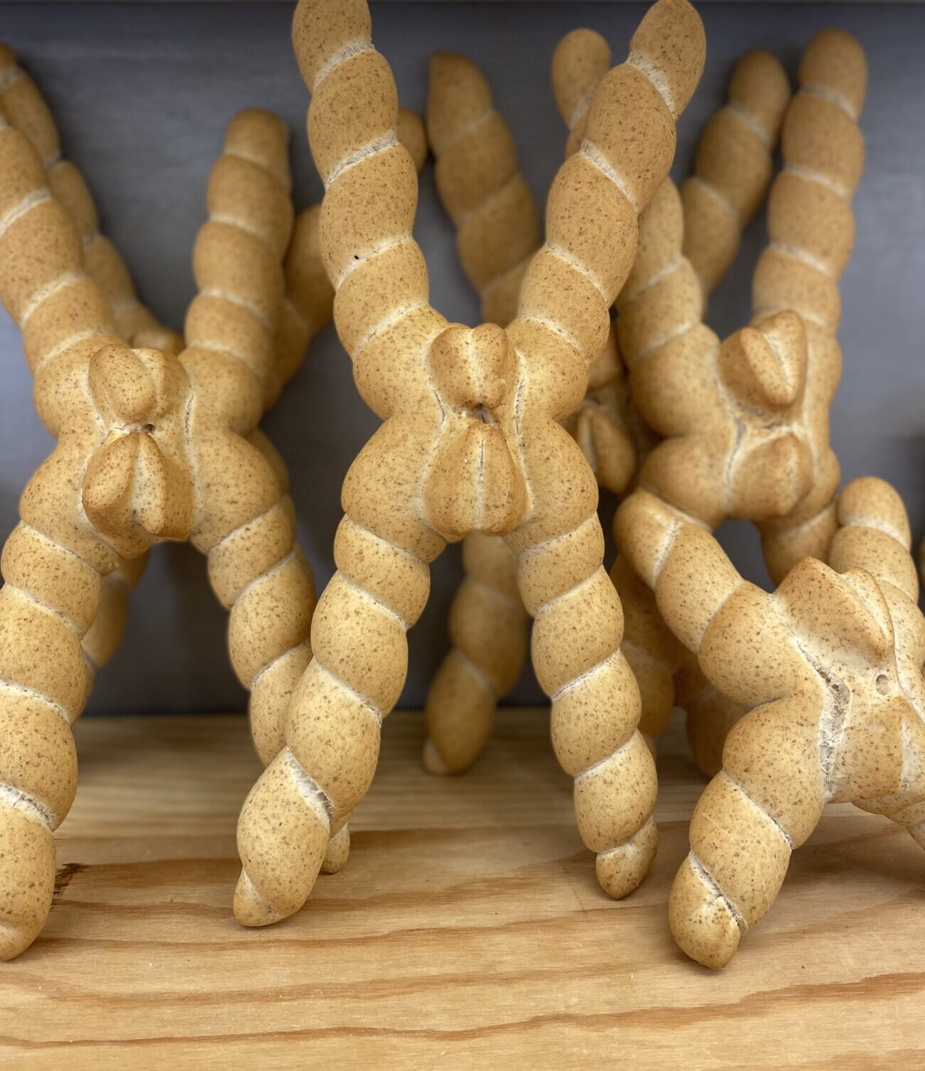 coppia ferrarese bread – it looks like breadsticks shaped like an x