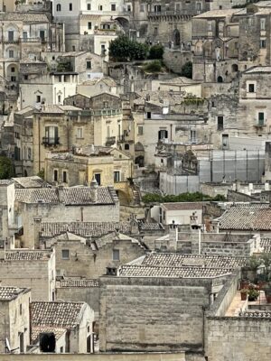 an image of perfectly manicured houses in Matera