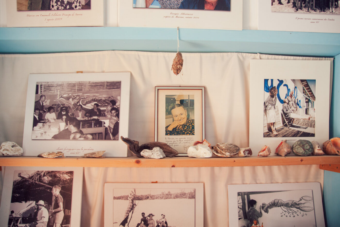 an image of the inside of Da Emilia restaurant in Marche