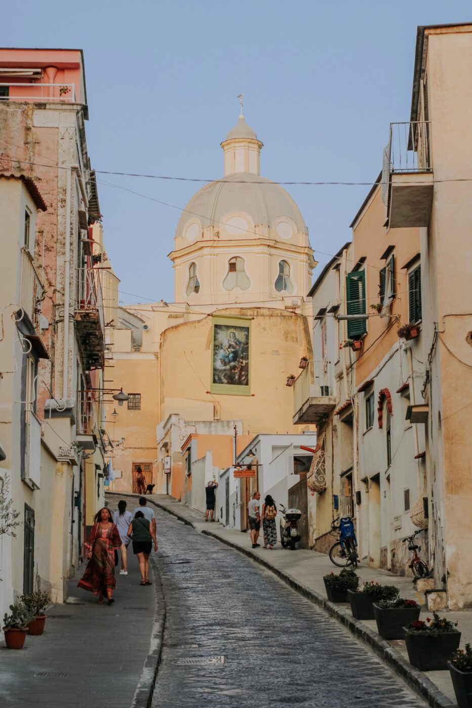 an image of Procida, the island featured in Il Postino