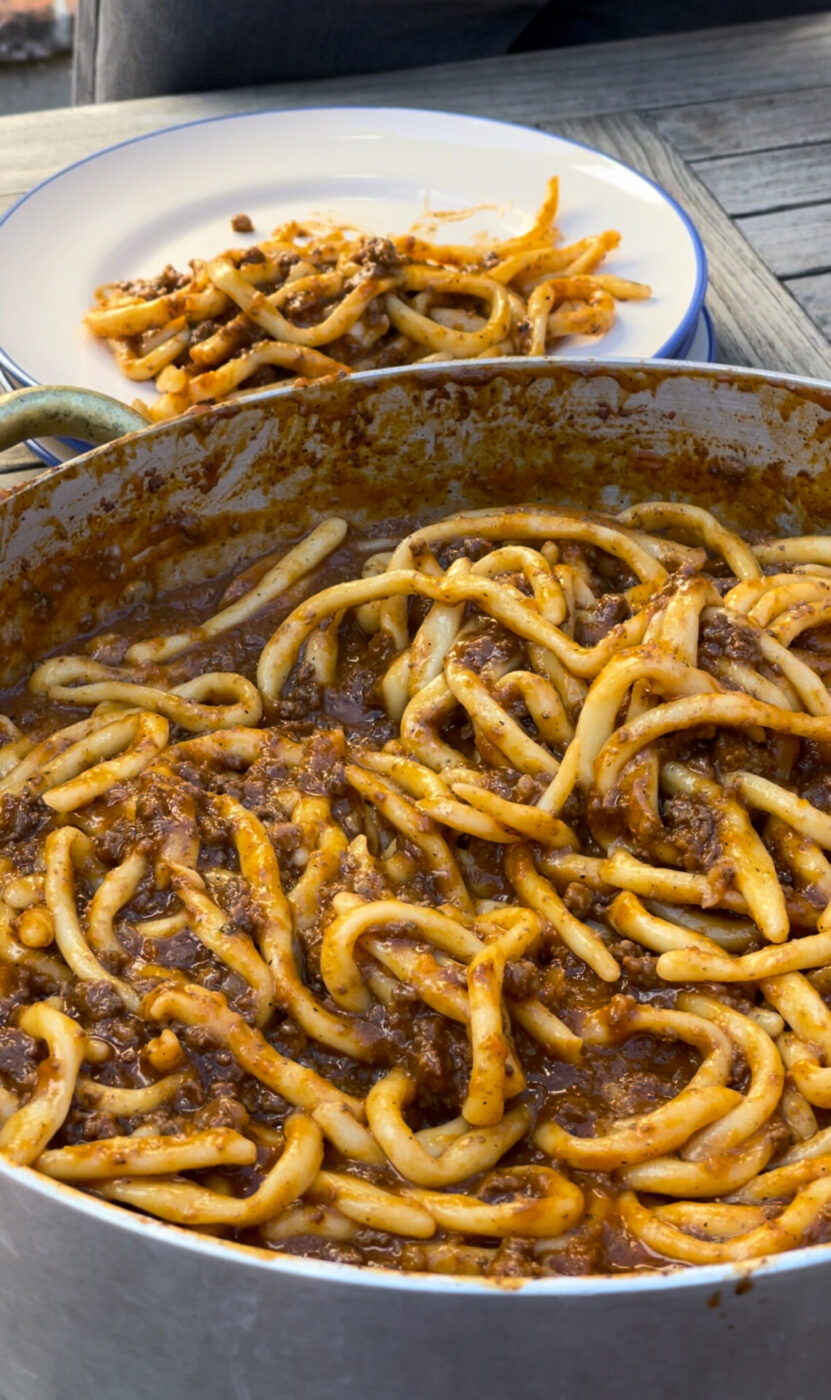 Pici al Ragu di cinghiale