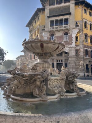 the Fontana delle Rane in Coppede
