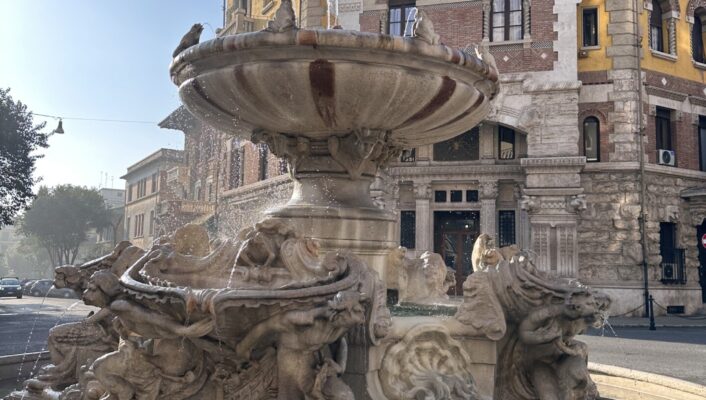 the Fontana delle Rane in Coppede