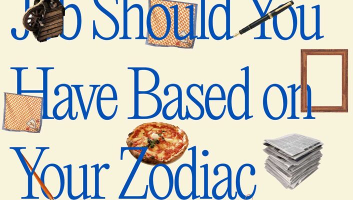 an image that says "what Italian job should you have based on your zodiac"