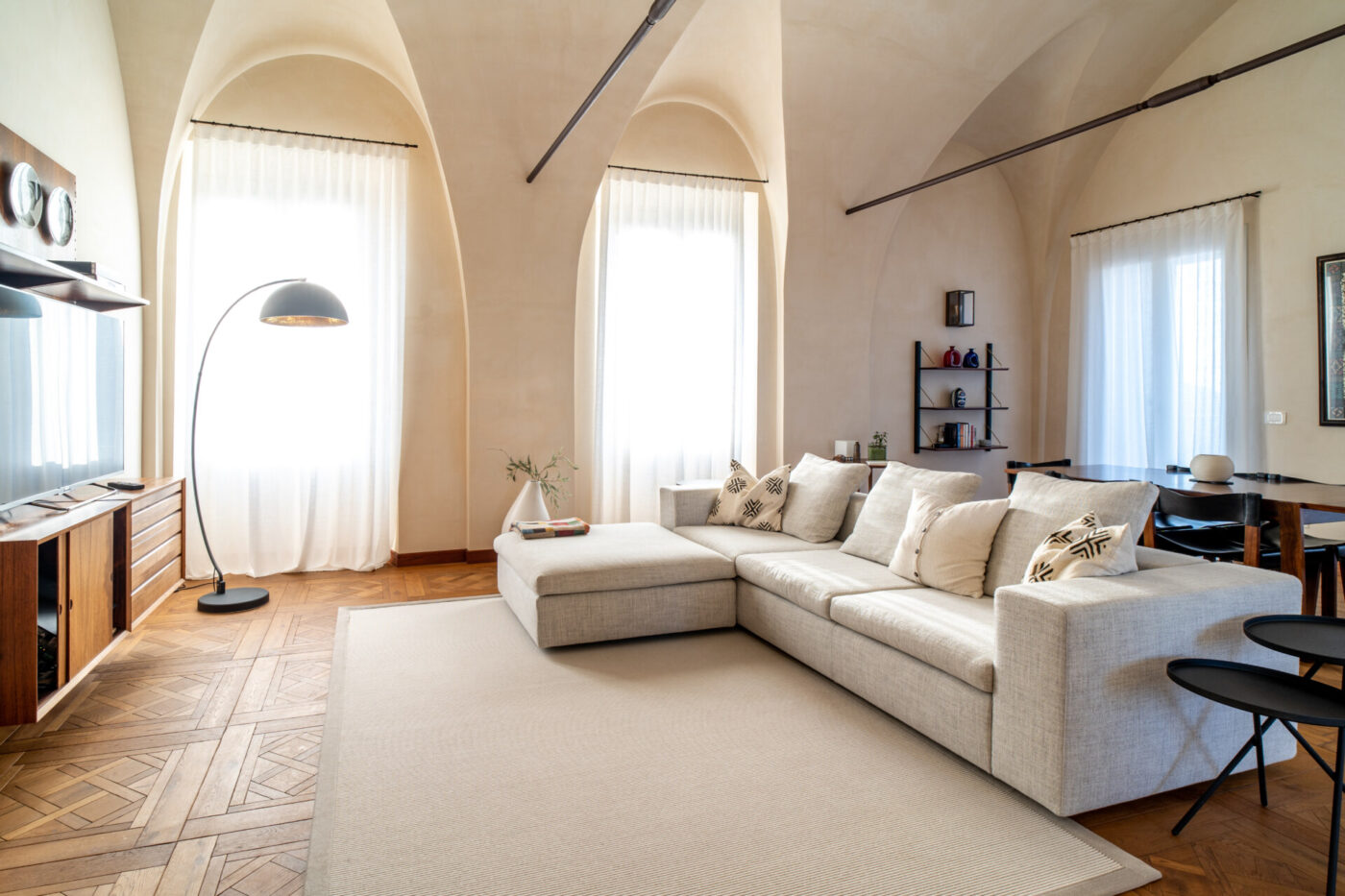 the living room at Forte San Giorgio