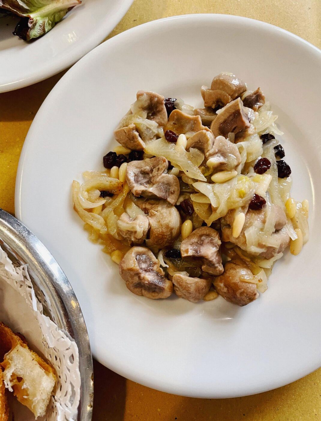 a fennel salad at piatto romano