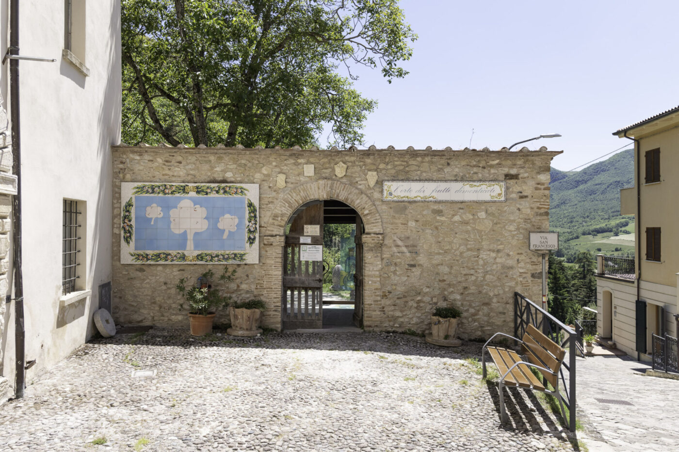 the outside of tonino guerras house
