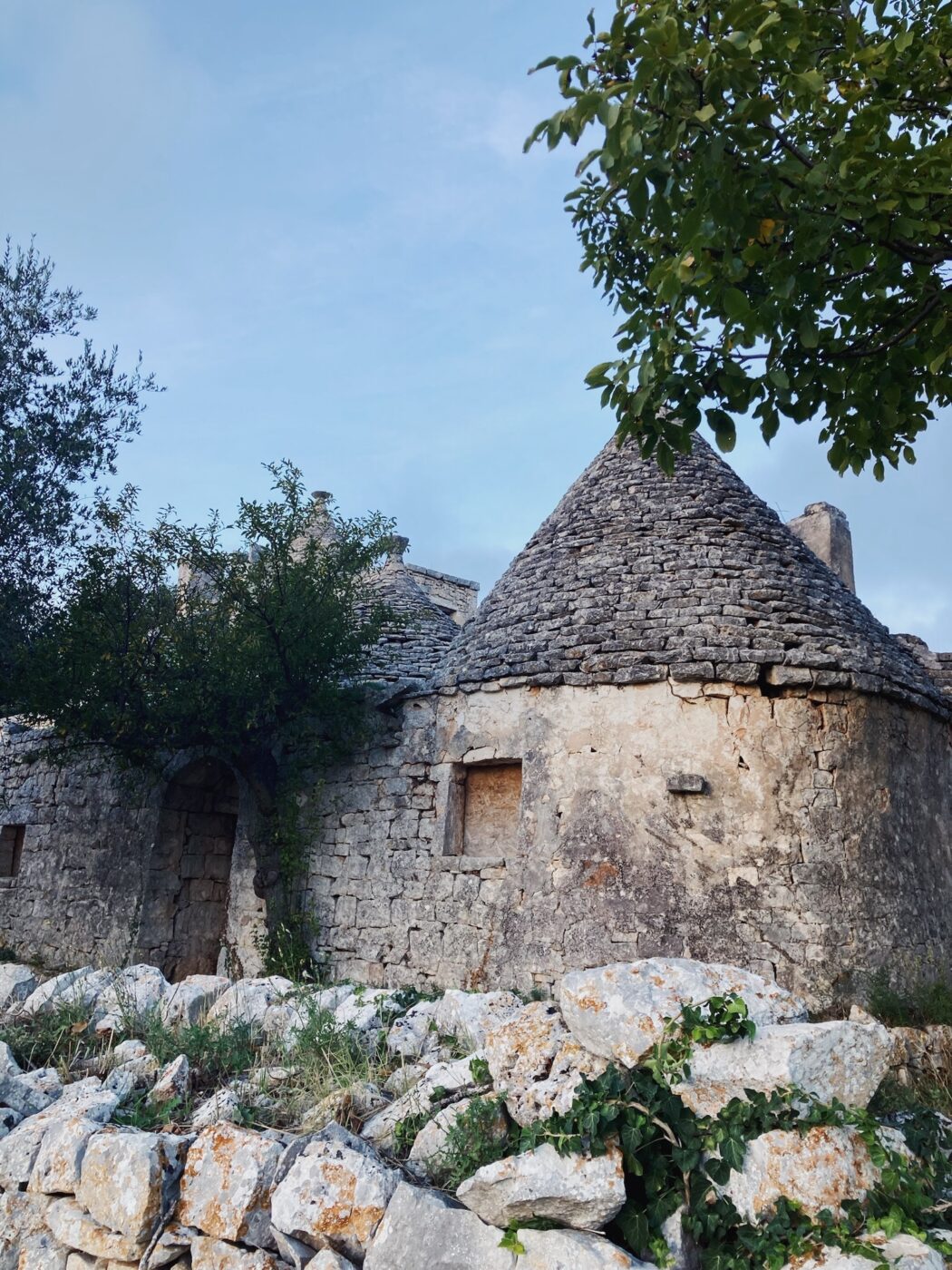 an image of a large trullo in Puglia