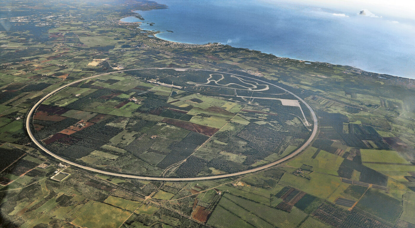 Nardò Technical Center Proving Ground as photographed from the air
