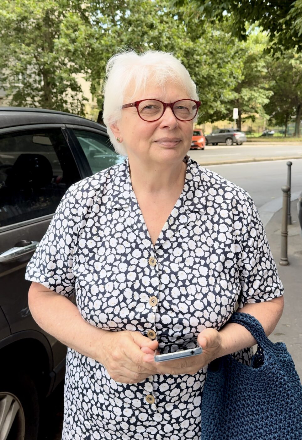 a beautiful elderly woman
