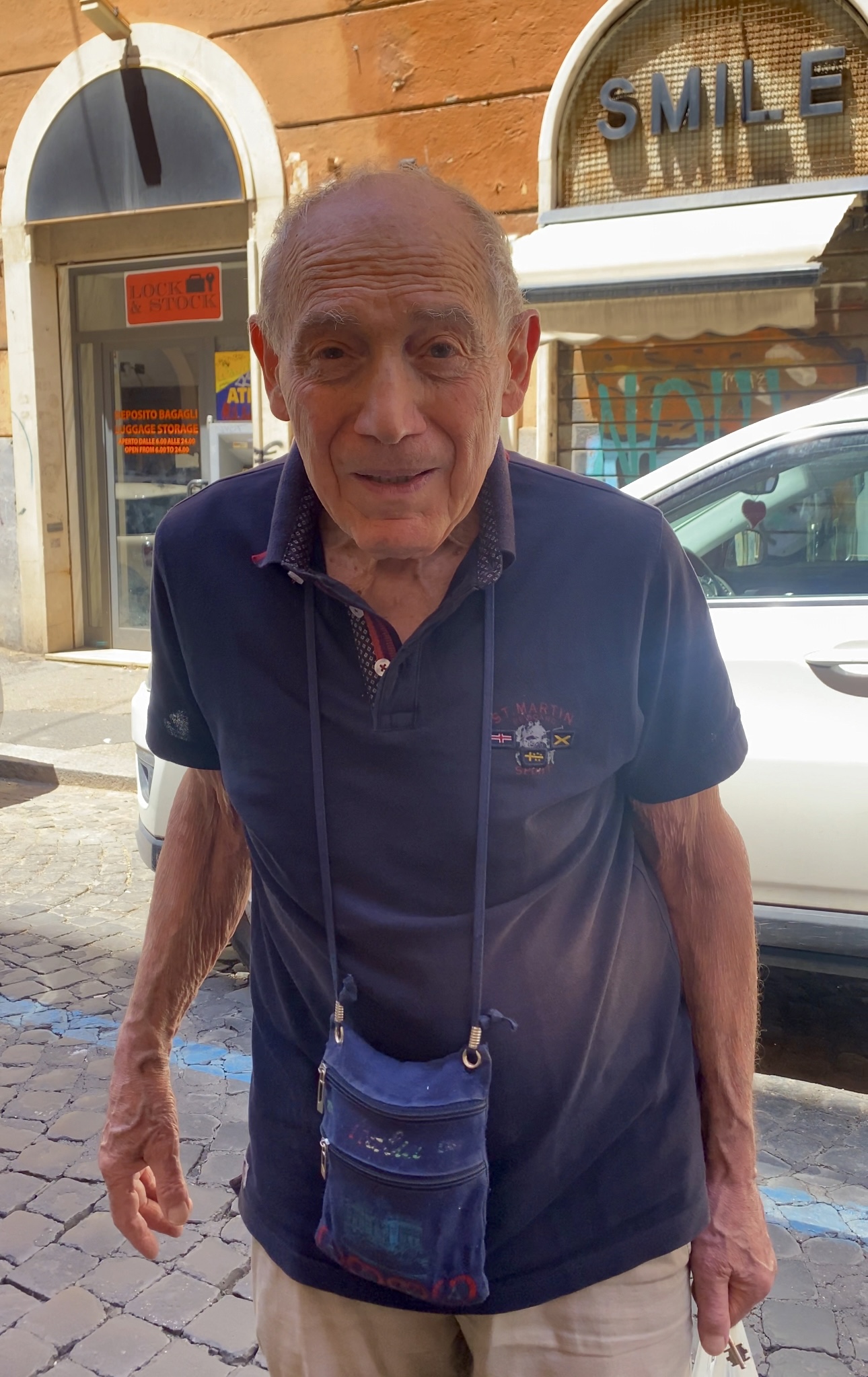 an elderly man