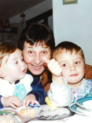 nonna silvi with her grandkids on tik tok