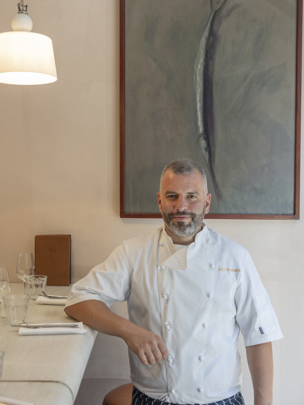 Chef Jacob Kenedy at Bocca di Lupo