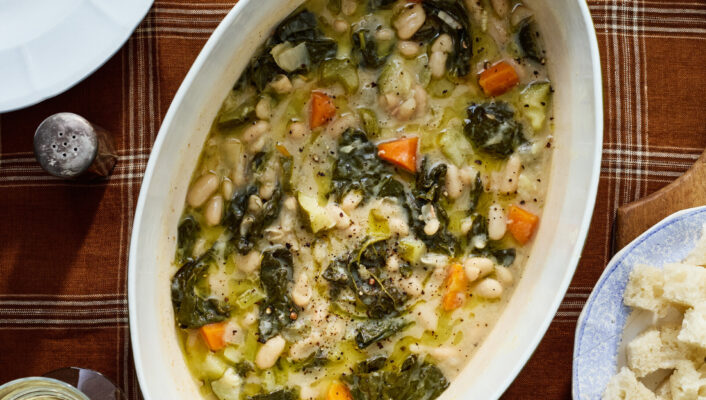 an overhead image of La Ribollita