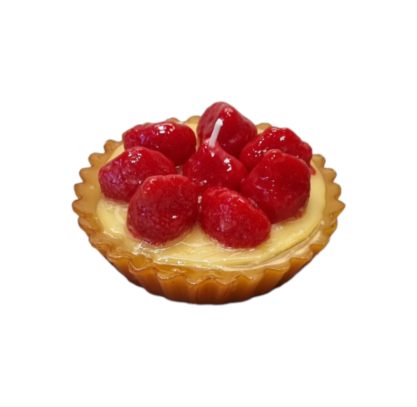 Crostatina di Crema e Fragola Wax Candle