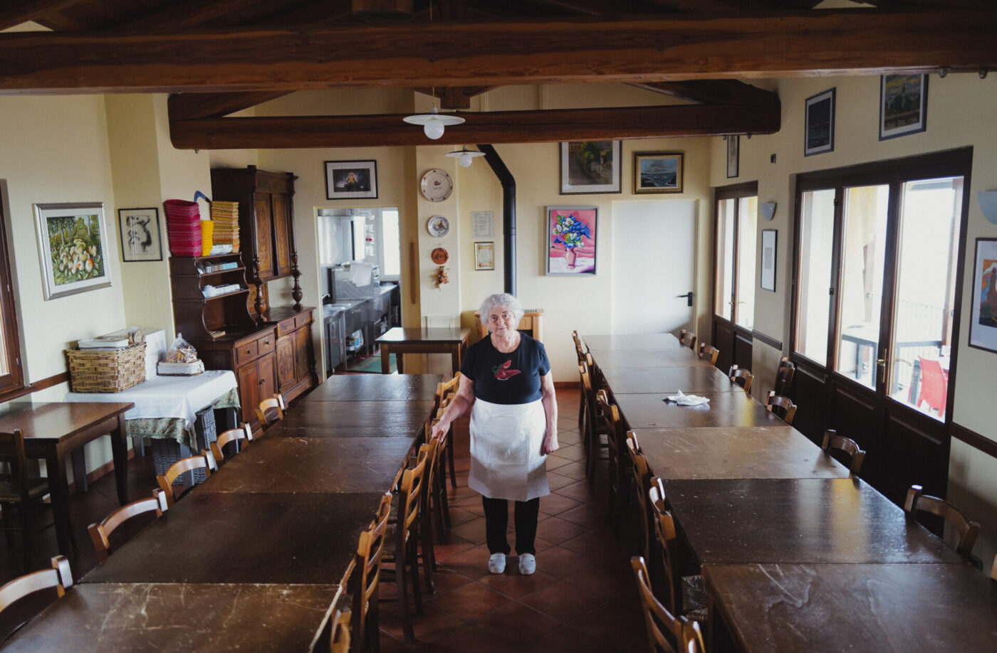 owner and chef Gemma of Osteria Da Gemma
