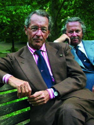 Sergio and Pier Luigi Loro Piana at their house in Borgosesia