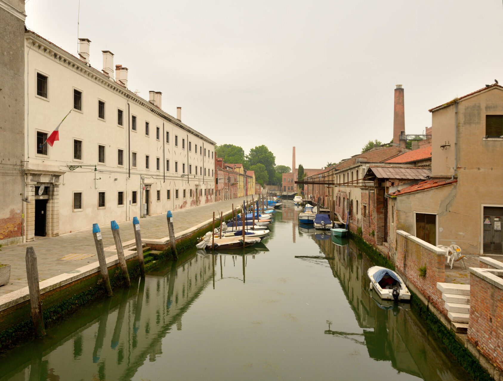 Exterior of Casa Reclusione Femminile on Giudecca along a canal
