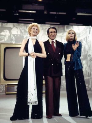 Mina, Alberto Lupo, and Raffaella Carrà