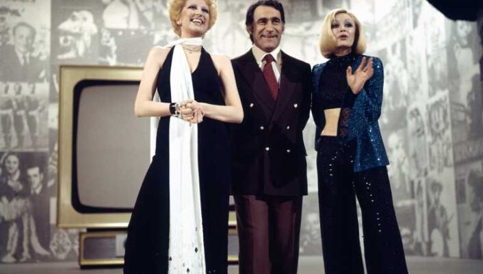 Mina, Alberto Lupo, and Raffaella Carrà