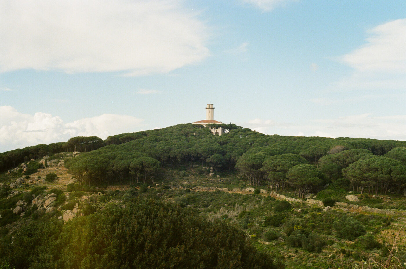 In base alle istruzioni fornite, ecco il testo alternativo nel formato richiesto: se il titolo dell'immagine è, ad esempio, "Faro in cima alla collina", il testo alternativo sarà: Faro in cima alla collina - Un faro bianco si erge in cima a una collina verde e alberata, sotto un cielo azzurro parzialmente nuvoloso. Un terreno roccioso e una fitta vegetazione circondano la collina, con il faro come punto focale. Se fornisci un titolo effettivo per l'immagine o confermi che "Faro in cima alla collina" è adatto (o condividi il tuo titolo preferito), posso personalizzarlo ulteriormente.