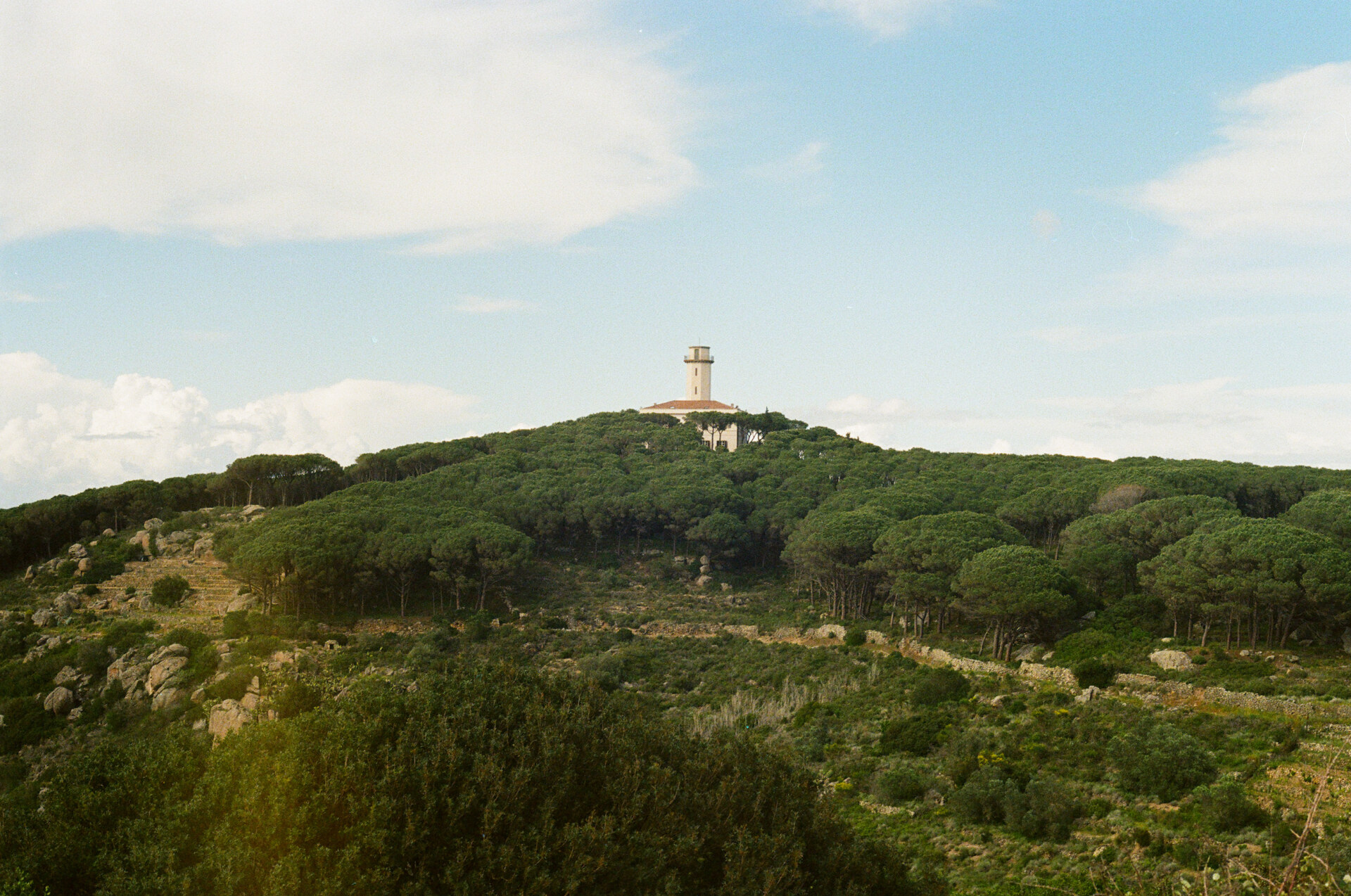 In base alle istruzioni fornite, ecco il testo alternativo nel formato richiesto: se il titolo dell'immagine è, ad esempio, "Faro in cima alla collina", il testo alternativo sarà: Faro in cima alla collina - Un faro bianco si erge in cima a una collina verde e alberata, sotto un cielo azzurro parzialmente nuvoloso. Un terreno roccioso e una fitta vegetazione circondano la collina, con il faro come punto focale. Se fornisci un titolo effettivo per l'immagine o confermi che "Faro in cima alla collina" è adatto (o condividi il tuo titolo preferito), posso personalizzarlo ulteriormente.